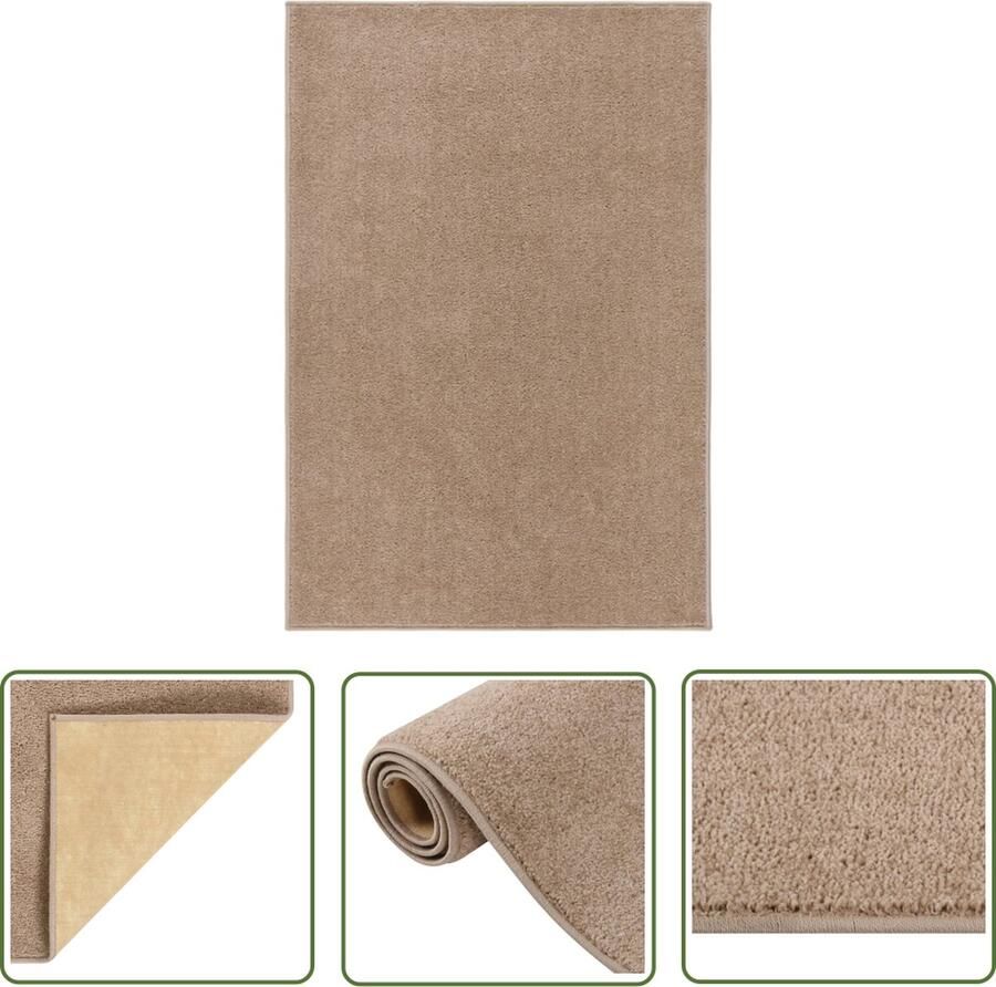 The Living Store Vloerkleed Classic Bruin 200 x 290 cm 100% PP