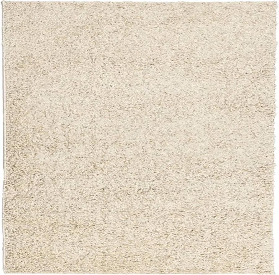 VidaXL Vloerkleed PAMPLONA Hoogpolig 120x120 cm Goud Shaggy Vloerkleed Woonkamer Tapijt Living Room Rug Vloerbedekking Golden Carpet - Foto 3