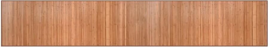 VidaXL Vloerkleed Rechthoekig 70x400 cm Bamboe Naturel Bamboetapijt Vloerkleden Natuurlijk Tapijt Modern Tapijt Livingroom Decoratie