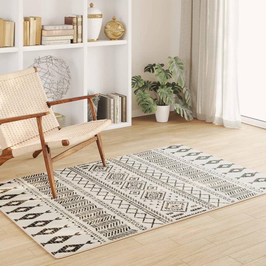 The Living Store Vloerkleed Sorona Dupont Meerkleurig 120 x 180 cm Hypoallergeen Vloerkleed Tapijten Multicoloured Vloerkleed Design Vloerkleed Indoor Outdoor Vloerkleed