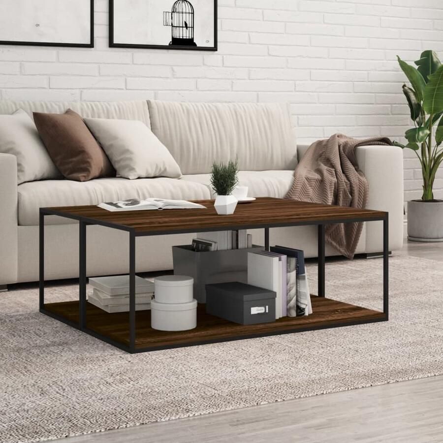 The Living Store Wandschappen 4 st 100x40x1 5 cm bewerkt hout bruin eikenkleur Zwevende Wandplanken Wanddecoratie Bergruimte Houten Wandplank Bruine Eiken Meubels