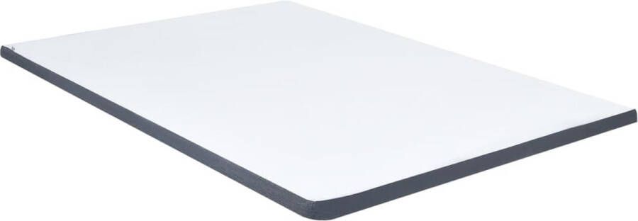 The Living Store Topmatras Matrasbescherming 200x140x5cm Traagschuim Wasbare hoes Boxspringtopper Topmatras Matrasbeschermer Traagschuimmatras Boxspringaccessoires - Foto 2