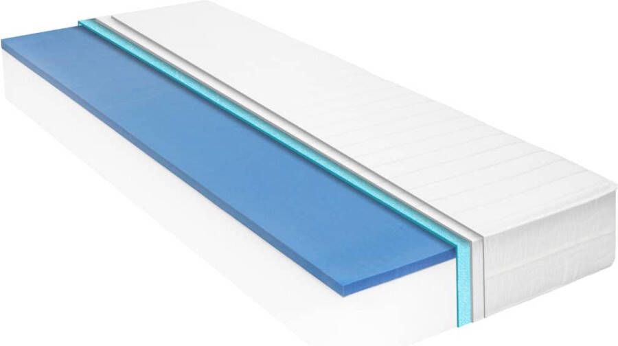 The Living Store Traagschuim Matras Visco-Schuim 140 x 200 x 18 cm Drukverlichting Extra Zacht Traagschuim Matras Viscoschuim Matras Drukkingsverlagend Matras Ergonomisch Matras Anti-allergisch Matras - Foto 4
