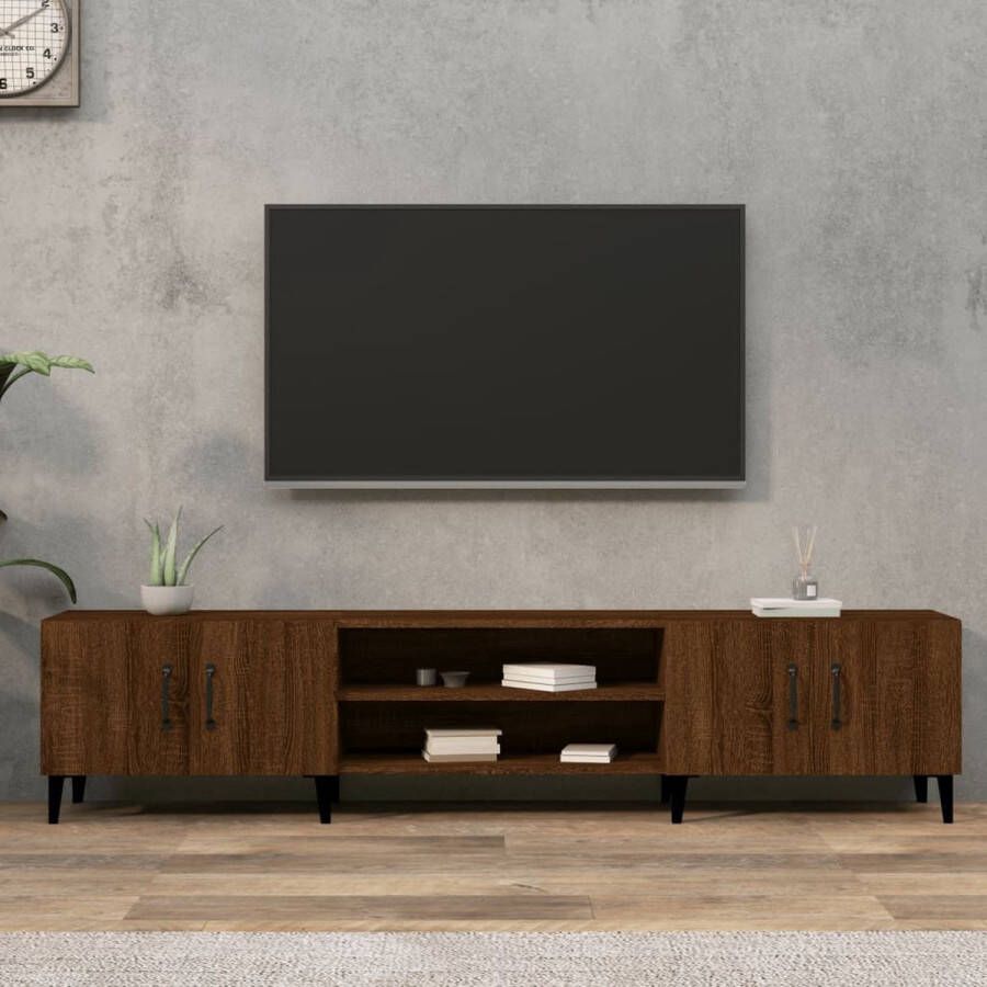 The Living Store Trendy TV-kast 180 x 31.5 x 40 cm Voldoende opbergruimte - Foto 2