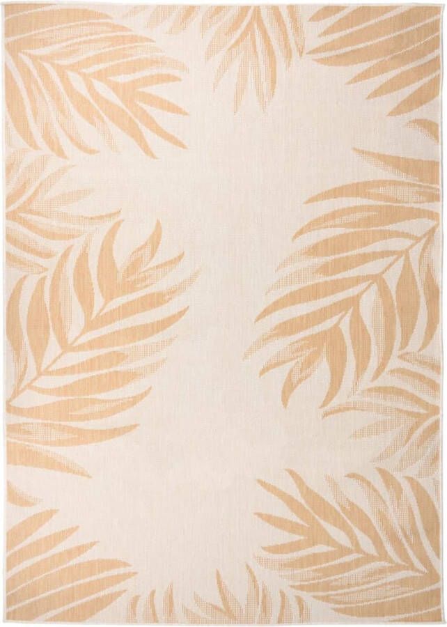 The Living Store Tuintapijt Polypropyleen 140 x 200 cm Geel Weerbestendig Tuintapijt Outdoor Tapijten Polypropyleen Tapijt Geel Tapijt Patio Tapijt - Foto 2