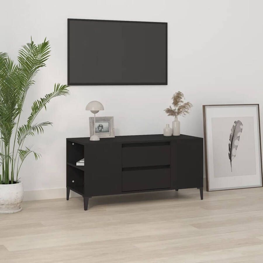 The Living Store TV-meubel Serie Meubel 102x44.5x50 cm Industrieel design - Foto 2