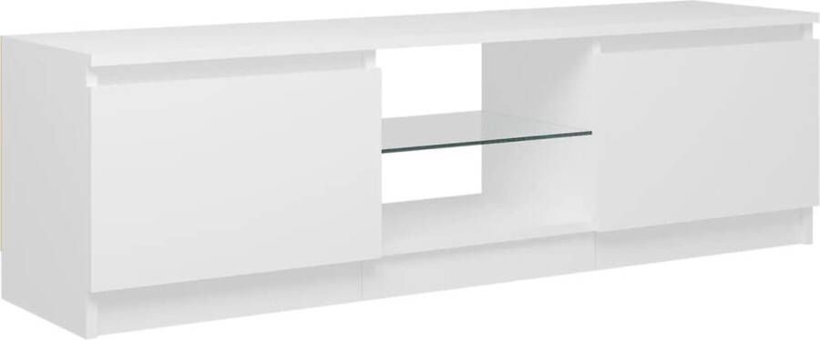 The Living Store TV-meubel Series hifi-kast met LED-verlichting 120 x 30 x 35.5 cm trendy ontwerp