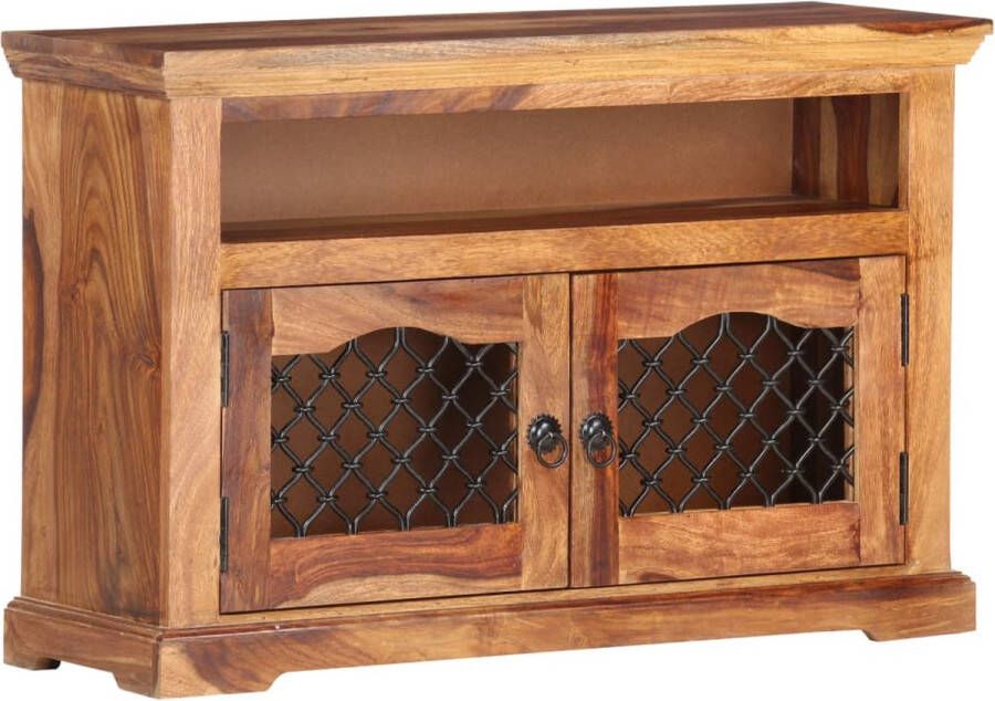 VidaXL Tv-meubel 90x30x60 cm Massief Sheeshamhout Tv-meubel Sheeshamhouten Tv-stand Houten Tv Kast Livingroom Furniture Entertainment Center - Foto 2