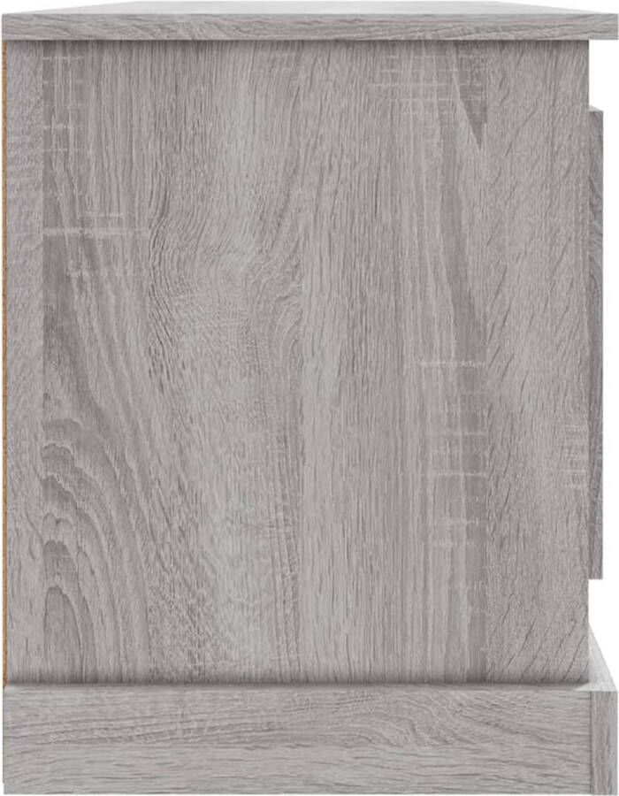 The Living Store vidaXL Tv Kasten Tv Meubels Tv-meubel 100x35 5x45 cm bewerkt hout grijs sonoma eikenkleurig Salontafel Houten Tv Stand Grijze Tv Kast - Foto 2