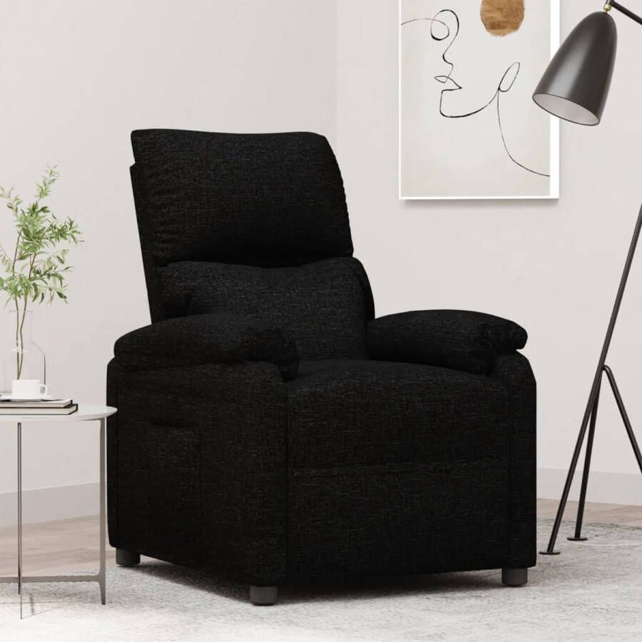 The Living Store Verstelbare Fauteuil Zwart 71.5 x 93 x 98 cm Comfortabel en Duurzaam - Foto 2