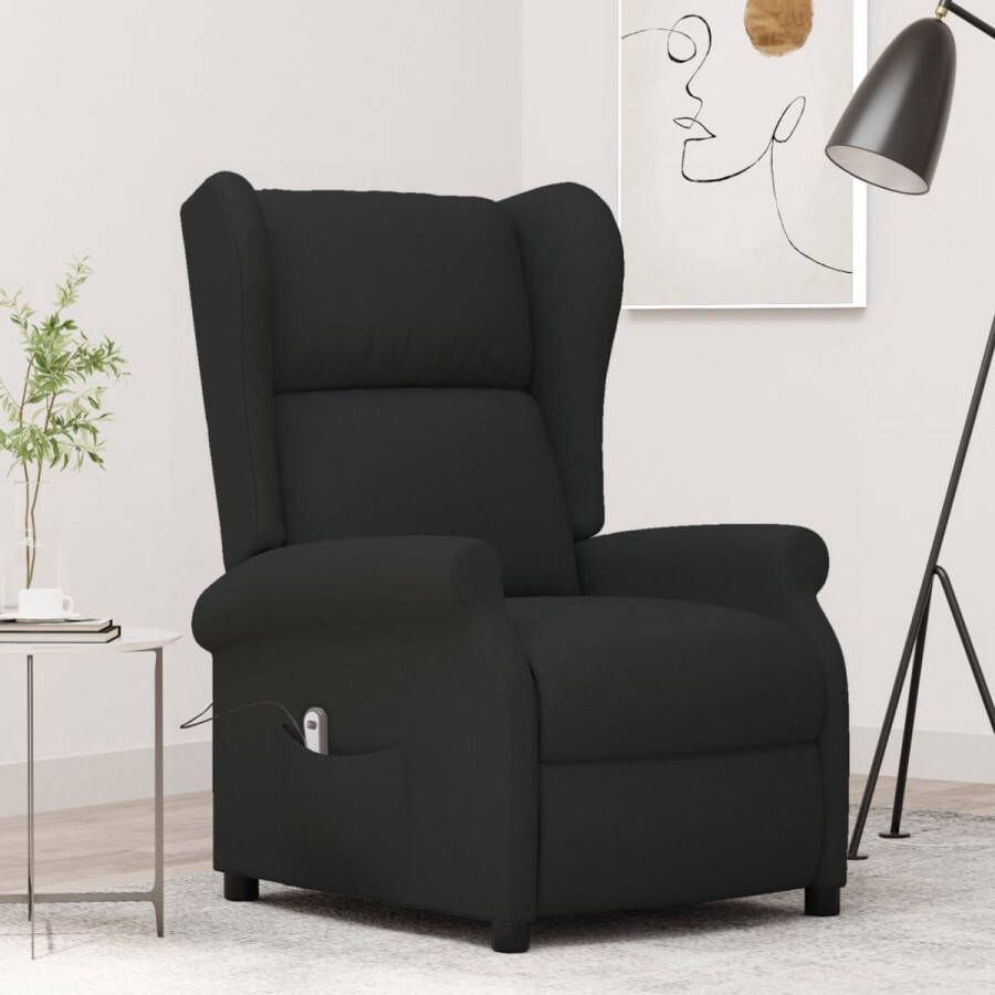 The Living Store Verstelbare Leunstoel Armstoelen 73x95x103 cm Elektrische Motor Elektrische Fauteuil Verstelbare Fauteuil Loungestoel Relaxfauteuil Zwarte Fauteuil - Foto 3