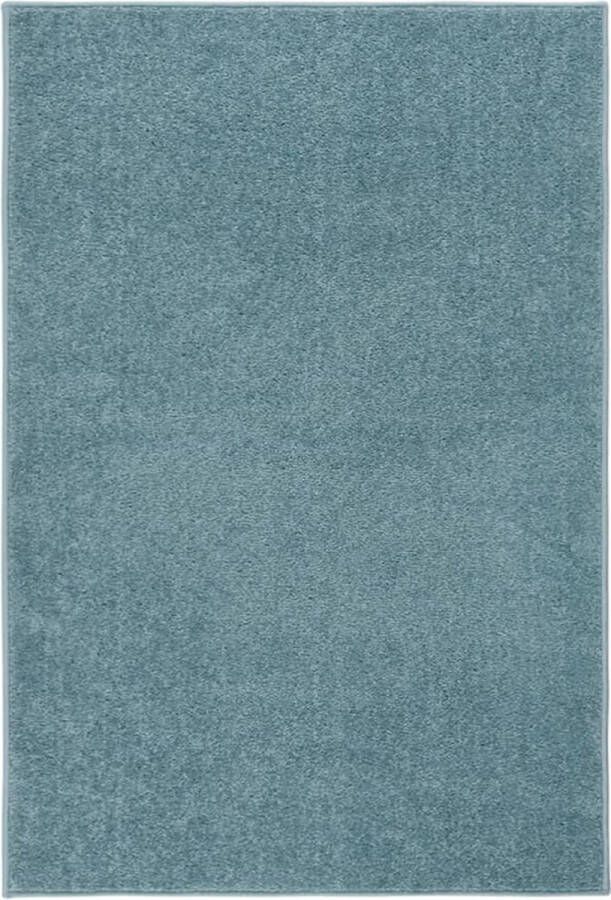 The Living Store Vloerkleed Klassieke blauwe vloermat 200 x 290 cm 100% PP Geschikt voor vloerverwarming