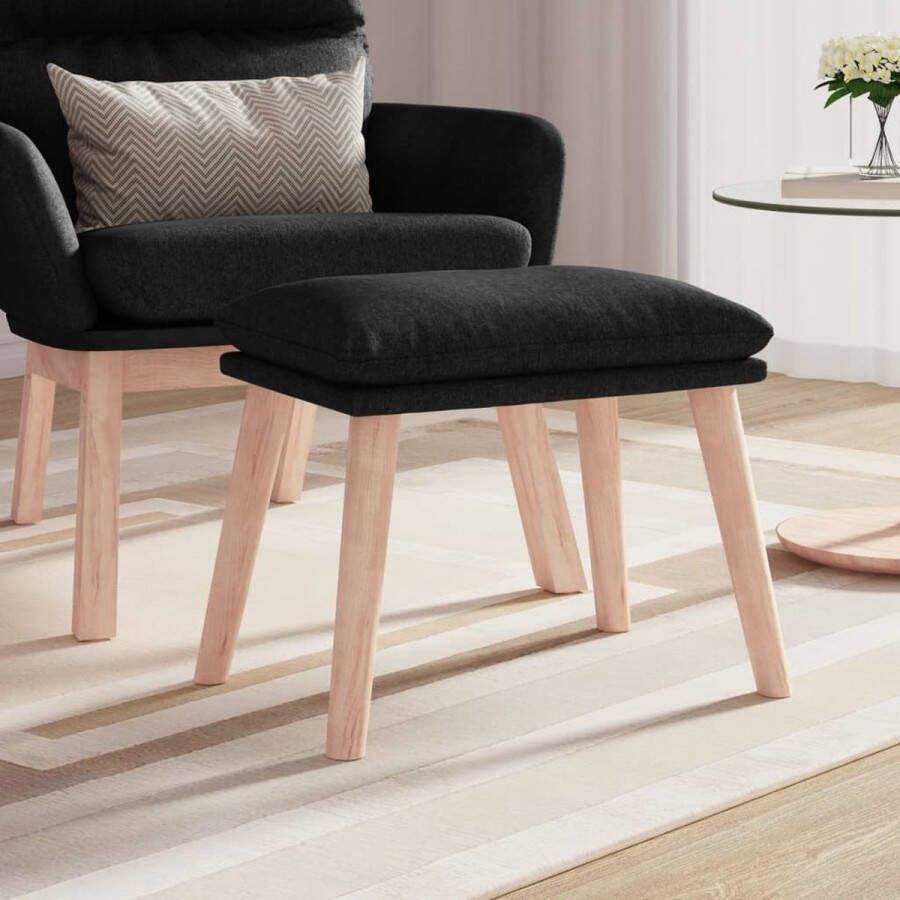 VidaXL The Living Store Voetenbank Modern Interieuraccessoires 45 x 29.5 x 35 cm Duurzame stoffen bekleding - Foto 2