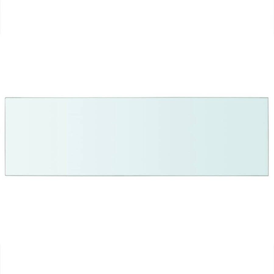 The Living Store Wandplank 80x25 cm Gehard Glas Transparant