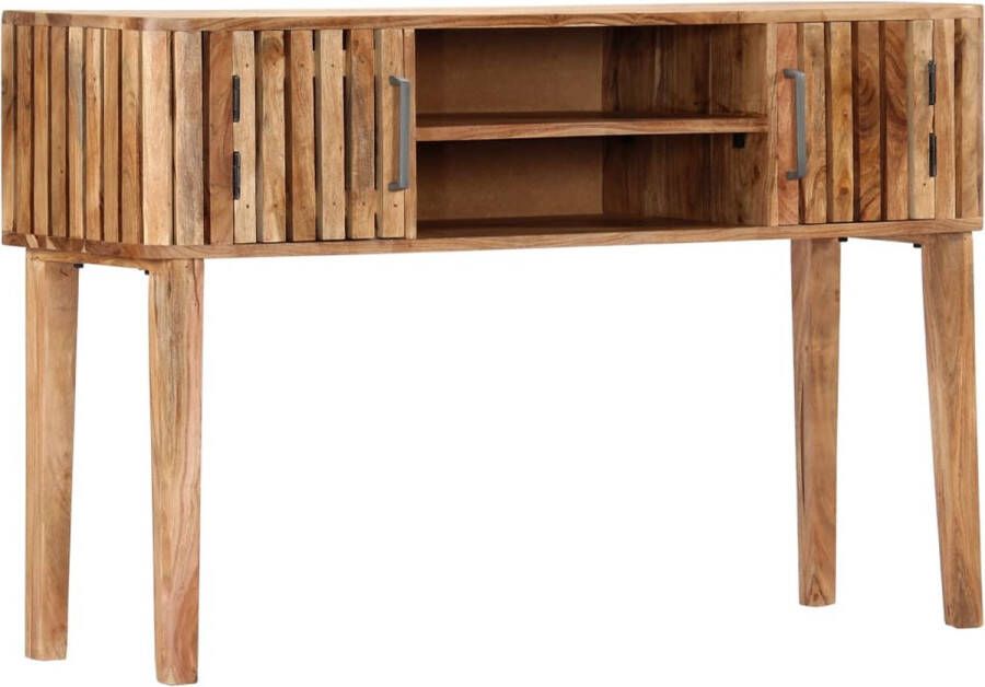 The Living Store Wandtafel Classic Acaciahout 120 x 35 x 76 cm Natuurlijke afwerking - Foto 2