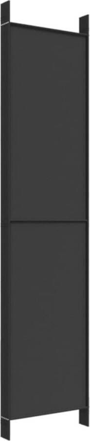 The Living Store Kamerscherm met 6 panelen 300x220 cm stof zwart Kamerscherm Privacy Scheidingswand Wandafscheider Woonaccessoires Design Meubels