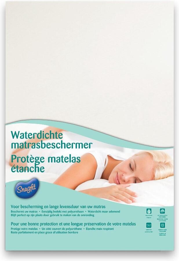 The Luxury Home Collection Hotel Home Collection Snug Protect Waterproof Split Topper Hoeslaken Wit Bescherming tegen vocht Split-topper design Luxe hotelkwaliteit