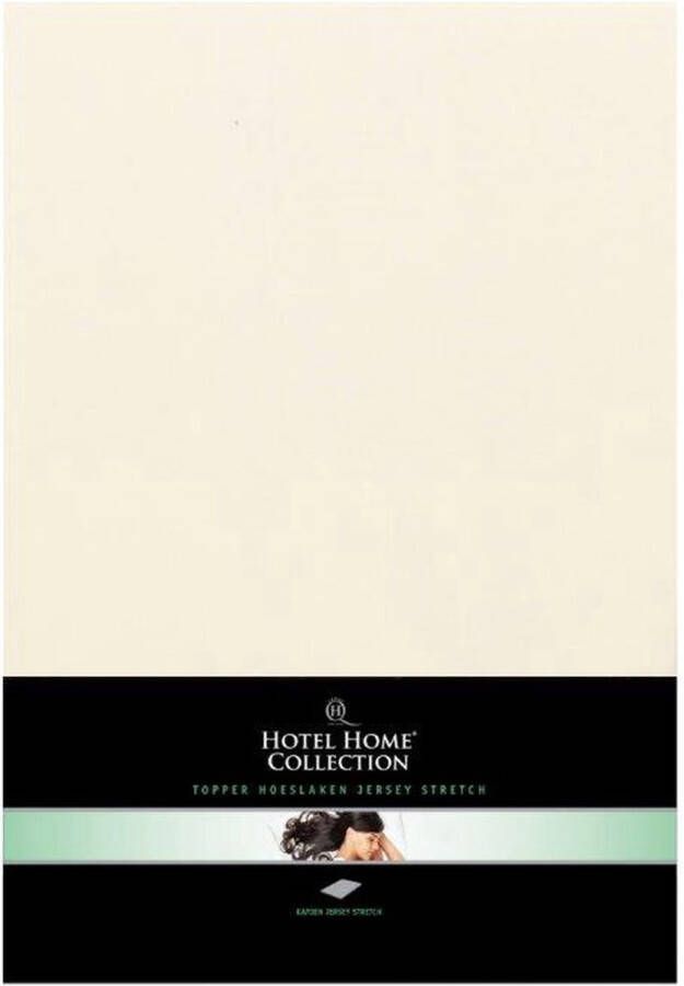 Hotel Home Collection The Luxury Home Collection Topper Hoeslaken Katoen Jersey Crème 160x200 210 220 - Foto 2