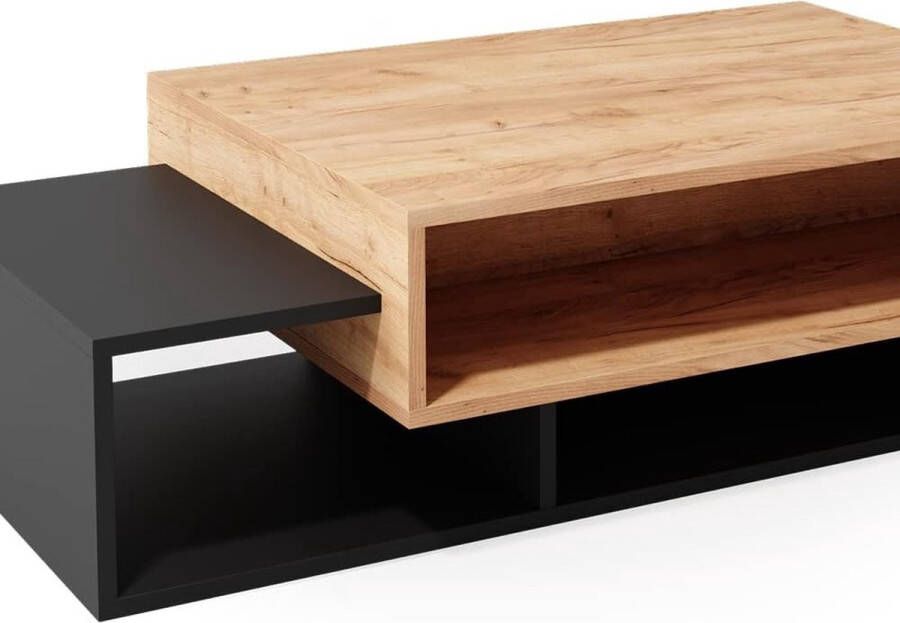 The Olive Tree Salontafel bijzettafel Bari antraciet goudkracht koffietafel