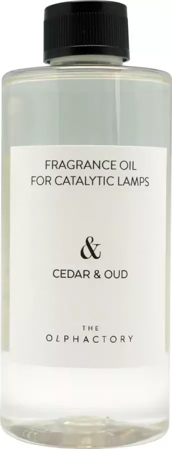 The Olphactory Geurolie- Navulling Geur lamp 500 ml Cedar & Oak Hout Note