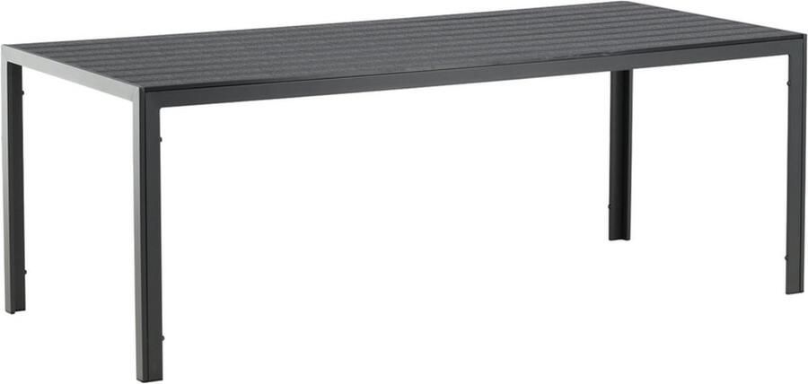 The Outsider Tuintafel Maeve 205x90 cm Polywood Zwart