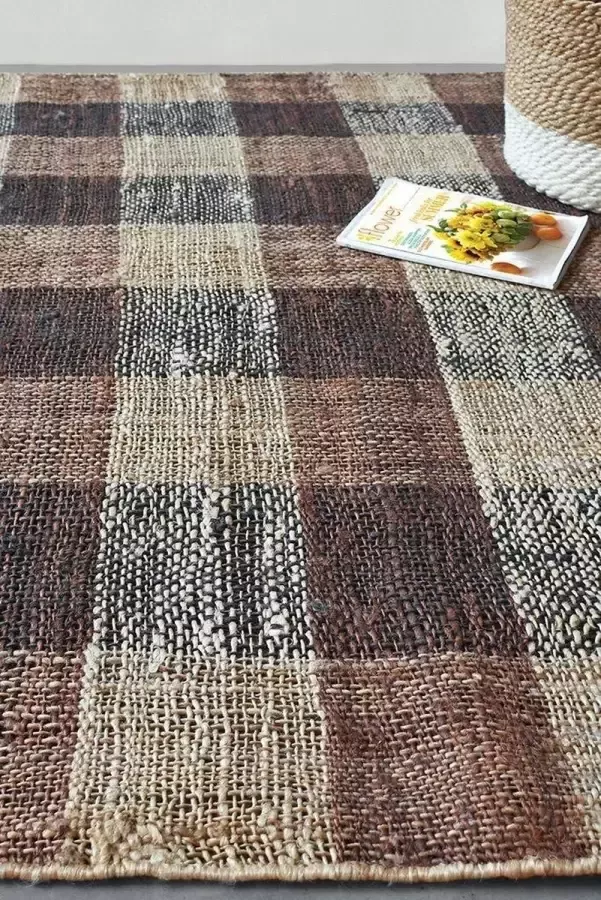 The Rug Republic Handgemaakt Bruin Naturel Canis Tapijt