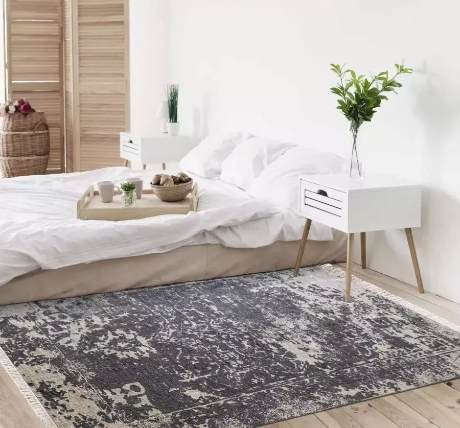 The Rug Republic Handgemaakt Grijs Natuurlijk TOMSA Tapijt