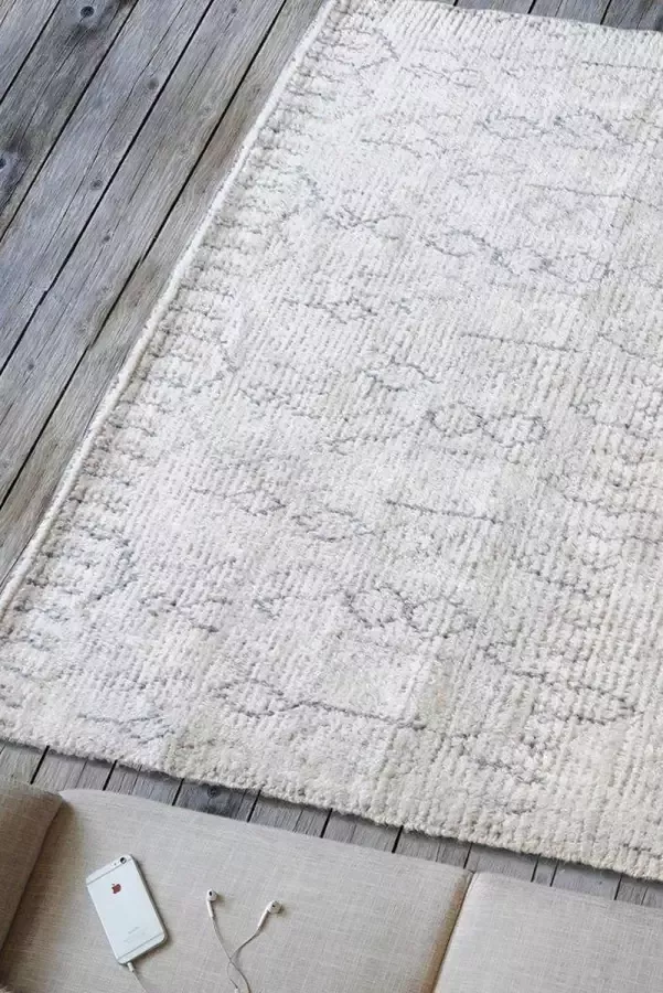 The Rug Republic Handgemaakt Ivoor Grijs Arnica Tapijt