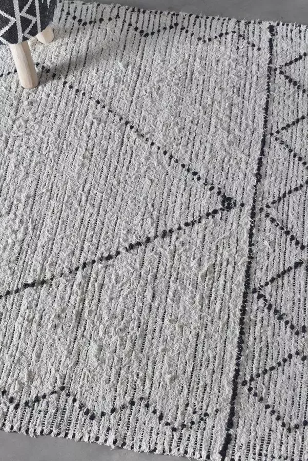 The Rug Republic Handgemaakt Ivoor Houtskool Kazan Tapijt