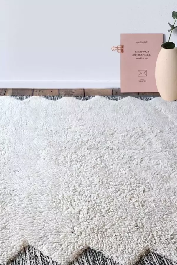 The Rug Republic Handgemaakt Ivoor Houtskool LIEVIN Tapijt