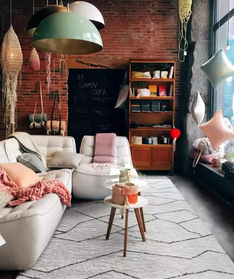 The Rug Republic Handgemaakt Ivoor Houtskool Torres Tapijt