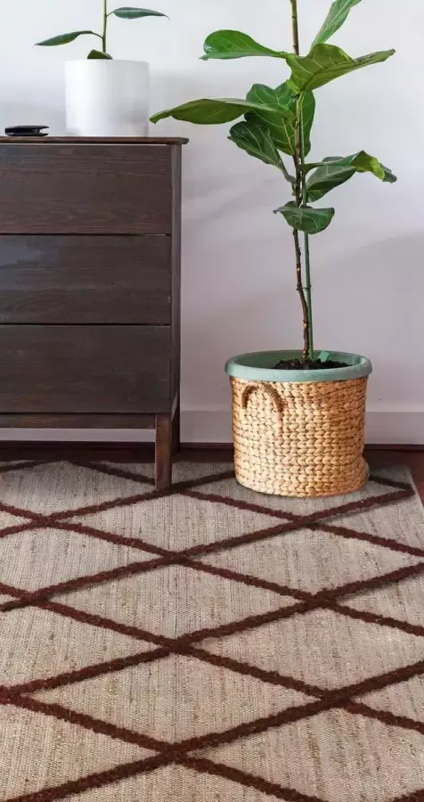 The Rug Republic Handgemaakt Naturel Bruin Lorcan Tapijt