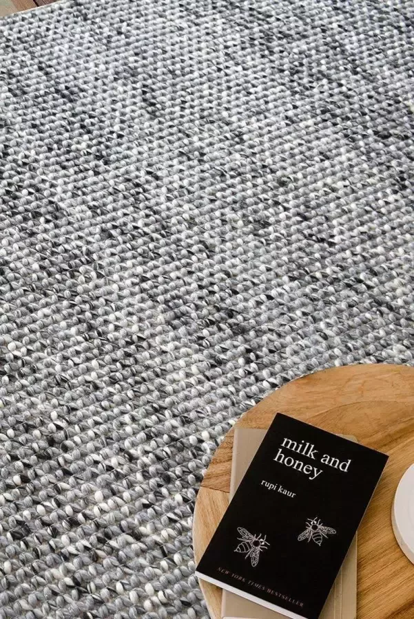 The Rug Republic Handgemaakte Houtskool Grijs LONIA Tapijt