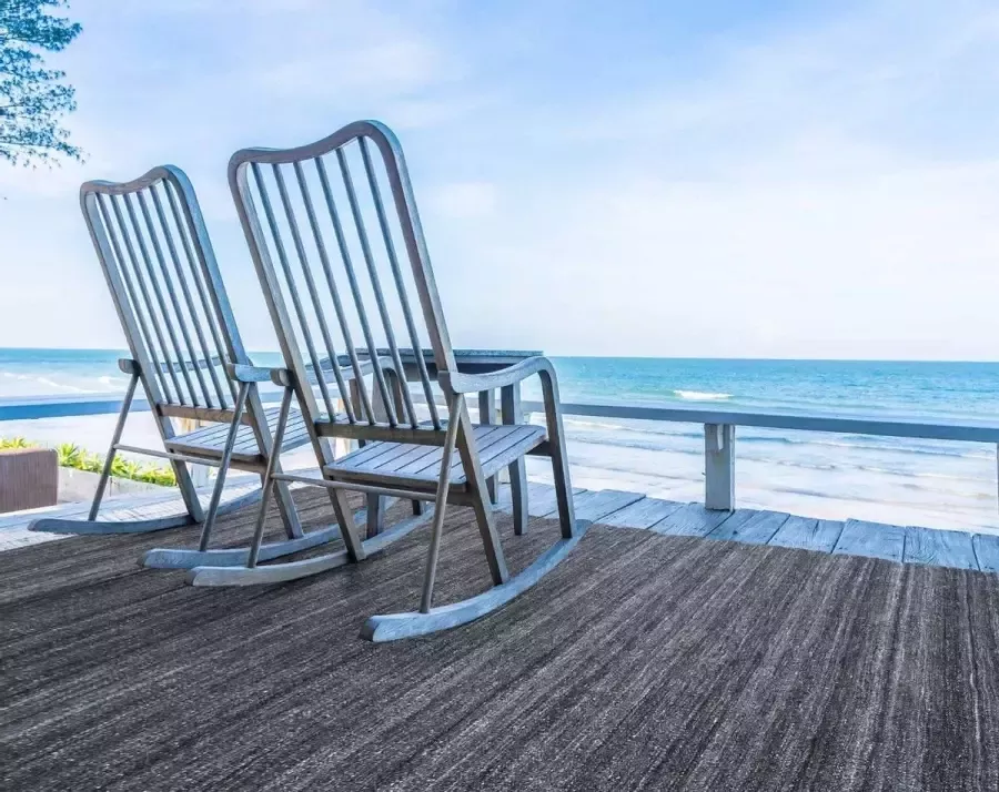 The Rug Republic Handgeweven Blauw GLAMIS Tapijt