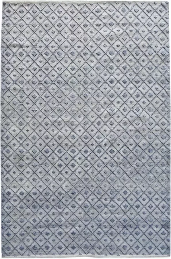 The Rug Republic Handgeweven Blauw Ivoor CARTOLA Tapijt