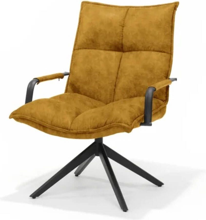 The Seats Draaifauteuil Floris Velvet Gold
