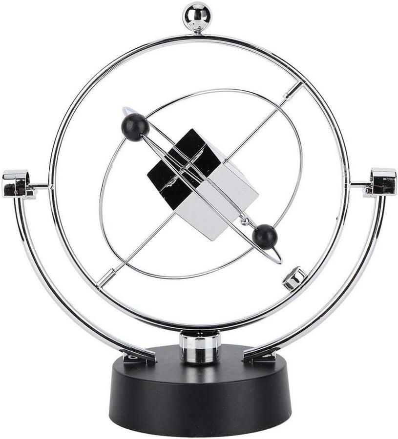 TheLau Decoratieve Perpetual Motion Orbital Craft Slinger voor Bureau Magnetisch Swing Design met Zwevende Ornamenten
