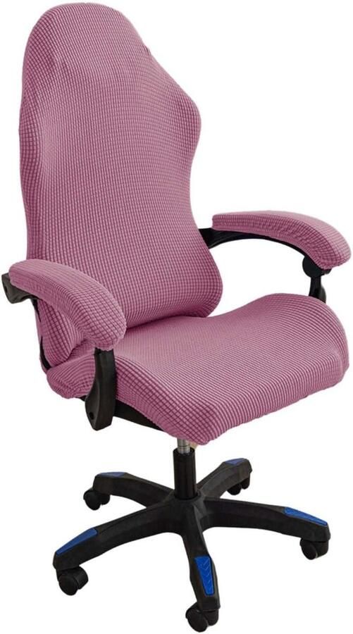 Allecto plus Gamingstoelhoes anti-slip wasbaar en ritssluiting Paars 4 stuks