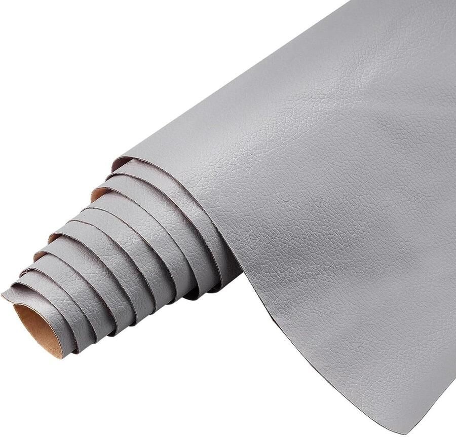 Allecto plus Zelfklevende Kunstleer Patches 200 x 10 cm Donkergrijs Autostoelen Banken Meubels Jassen Tassen Schoenen Reparatieset