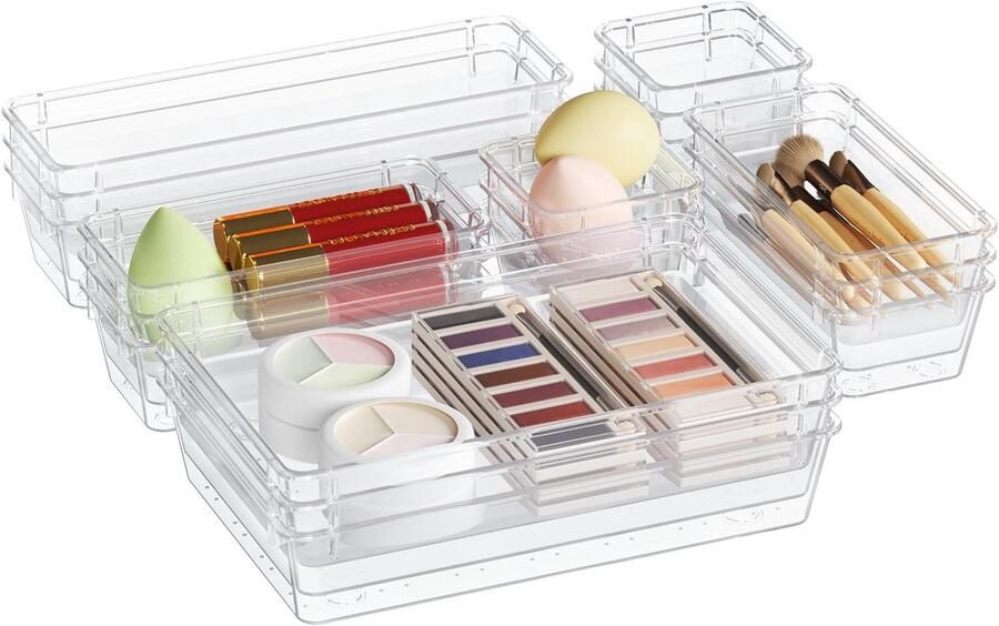 TheLau Lade Organizer Set voor Optimale Thuis- en Kantooropslag met 21 Stuks in Maten