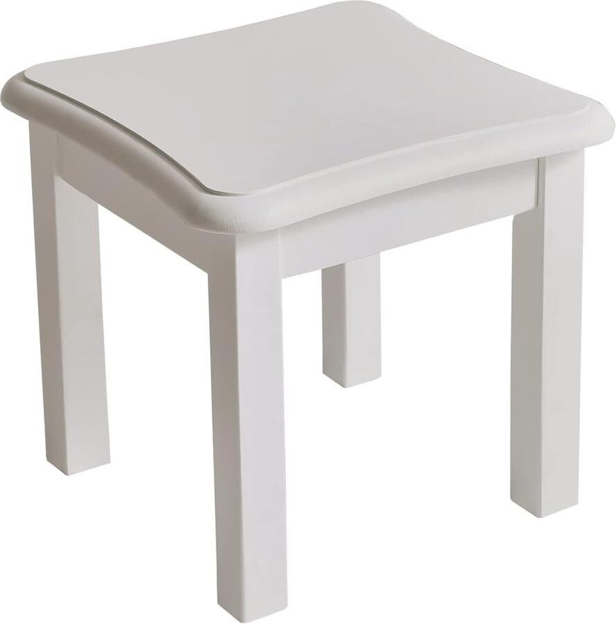 TheLau Multifunctionele Houten Voetenbank voor Toepassingen in Huis