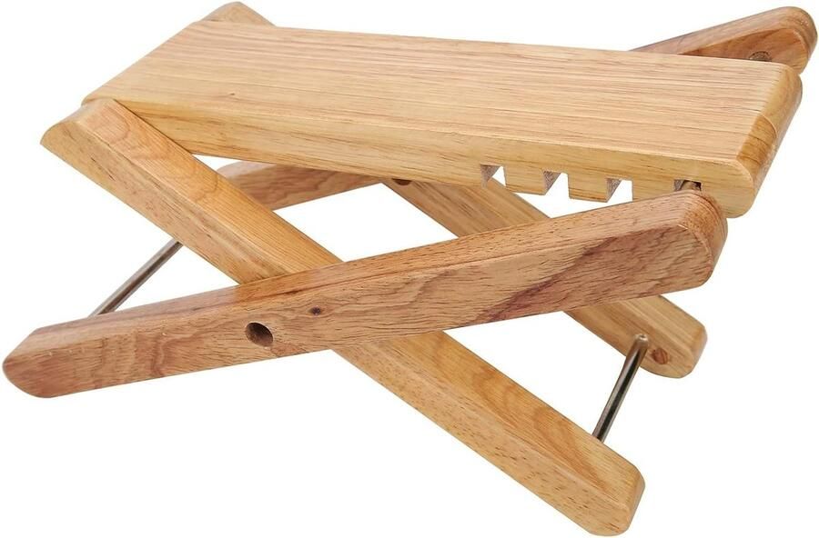 Allecto plus Opvouwbare Gitaar Voetenbank Verstelbare Spelen Voetsteun voor Gitaar met Antislip Rubberen Voetjes