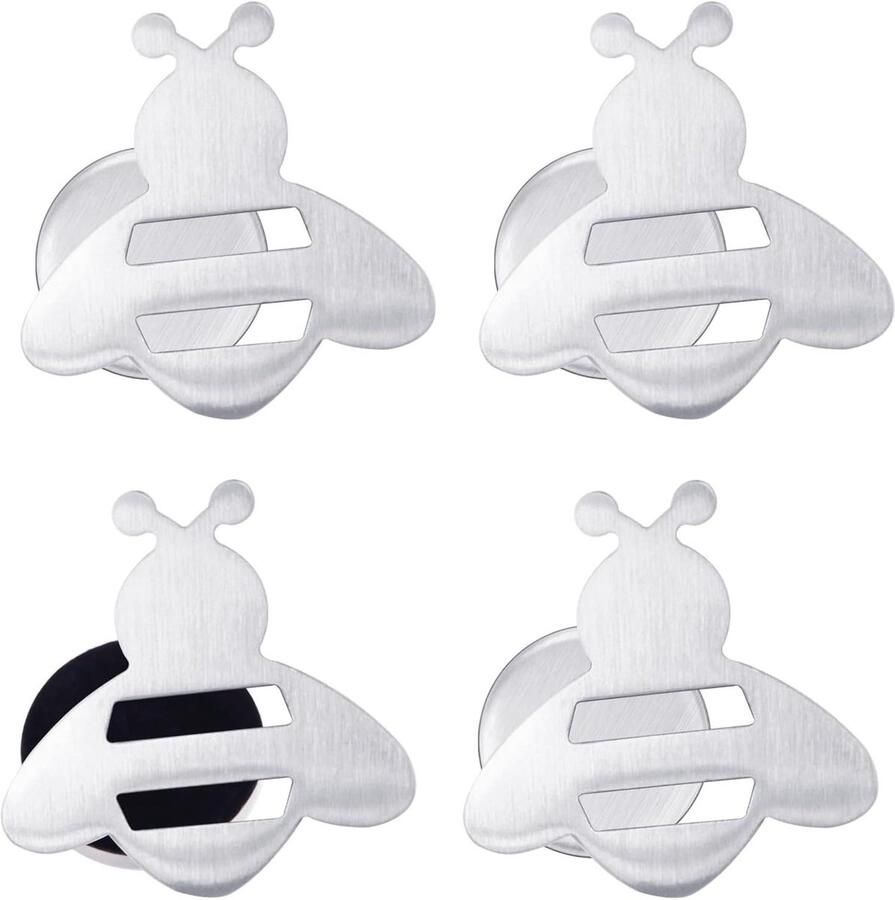 Allecto plus Tafelkleedgewichten voor buiten Set van 4 extra zwaar Magnetisch Roestvrij staal Voor tafelkleden gordijnen whiteboard koelkast