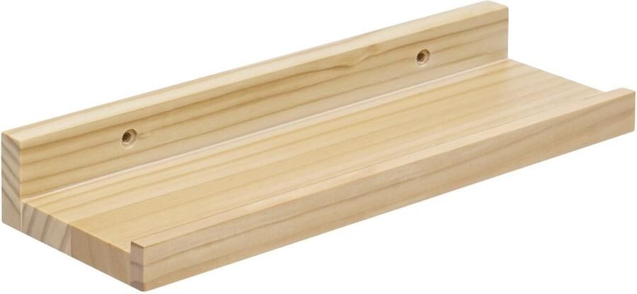 TheLau Stijlvol Zwevend Wandrek van Hoogwaardig Grenenhout voor Ruimtes