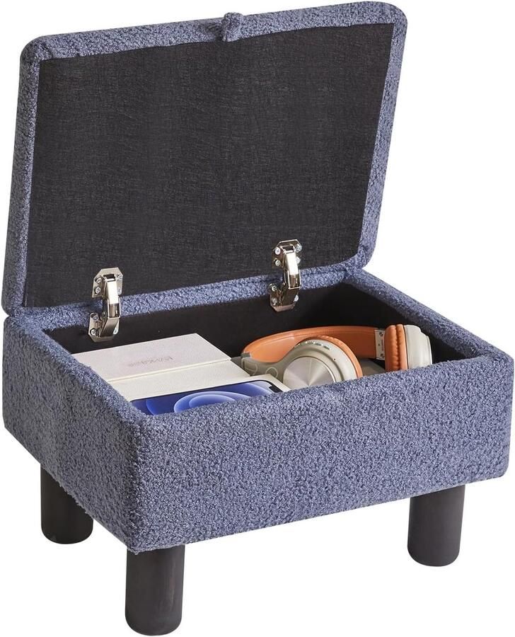 TheLau Stijlvolle Voetenbank met Opbergruimte en Zachte Bekleding voor Optimaal Comfort