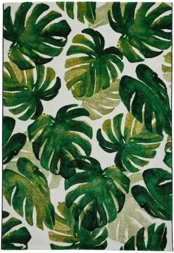 Think Rugs Vloerkleed 'Havana 8595 Floral' Groen gebloemd 160x220 cm