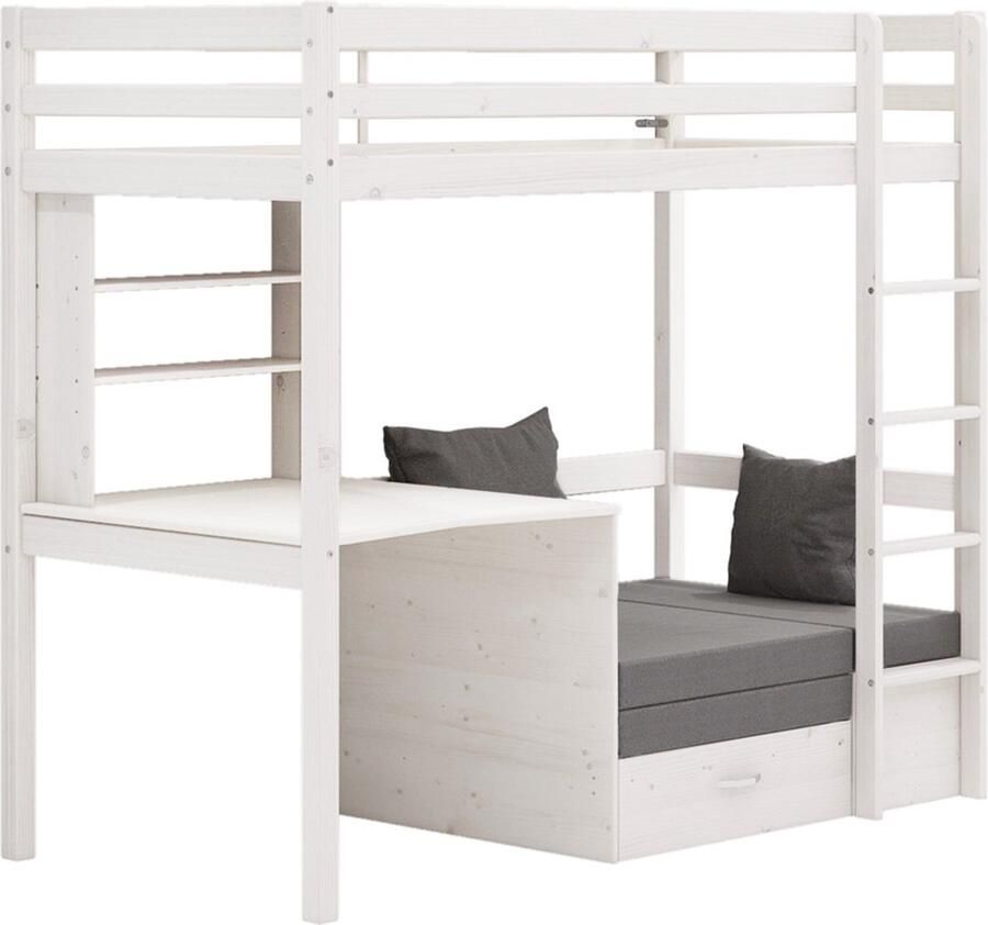 Hioshop Hoogslaper met bank lichtgrijs Thuka.