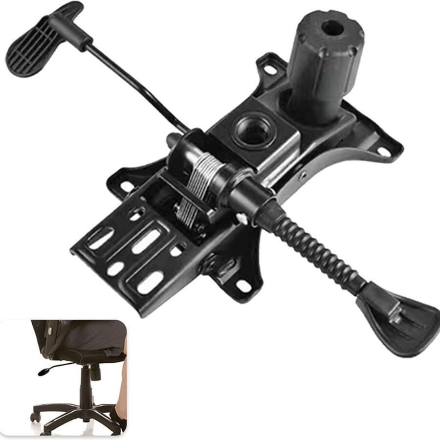 Thuys – Bureaustoel Schommelmechanisme – Vervangingsplaat Voor Bureaustoel En Gaming Chair – Metalen Zitmechanisme