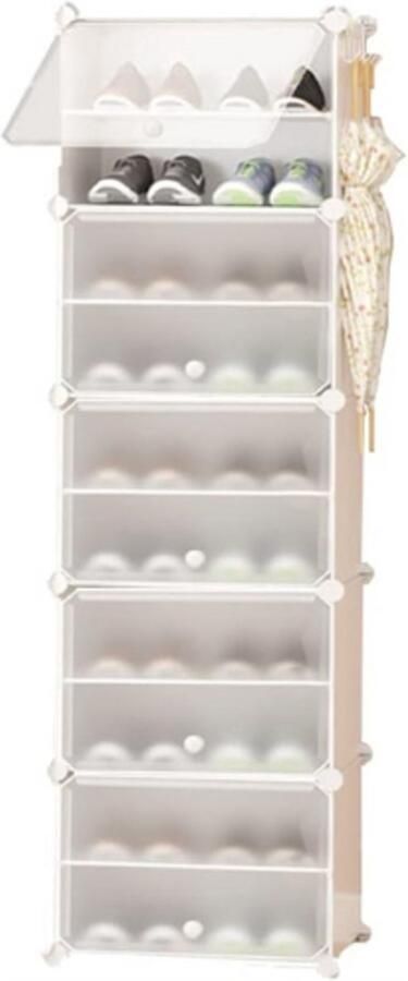 Thuys – Schoenenrek – Voor 20 Paar Schoenen – Schoenenkast – Voor Hal En Slaapkamer – Opslagkast – Organizer