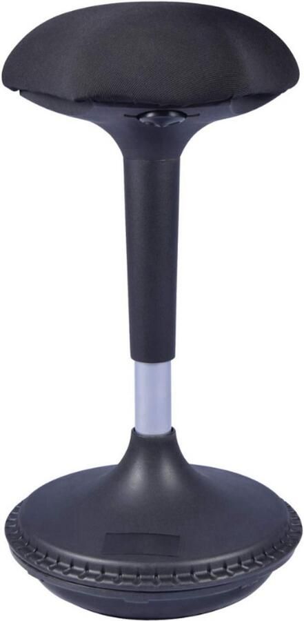 Thuys – Stari Bureaustoel – Verstelbare Hoogte Stoel – Voor Zit – Sta Bureau – Dynamische Zitoplossing – Zwart